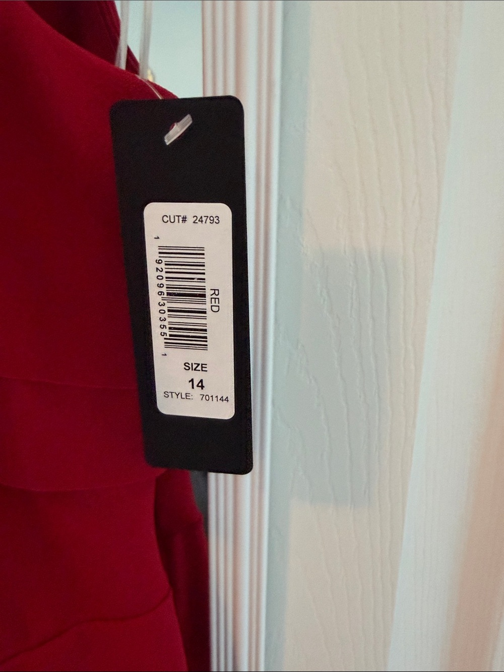 bebe Red Halter Ruffle Jumpsuit - Picture 4 of 4